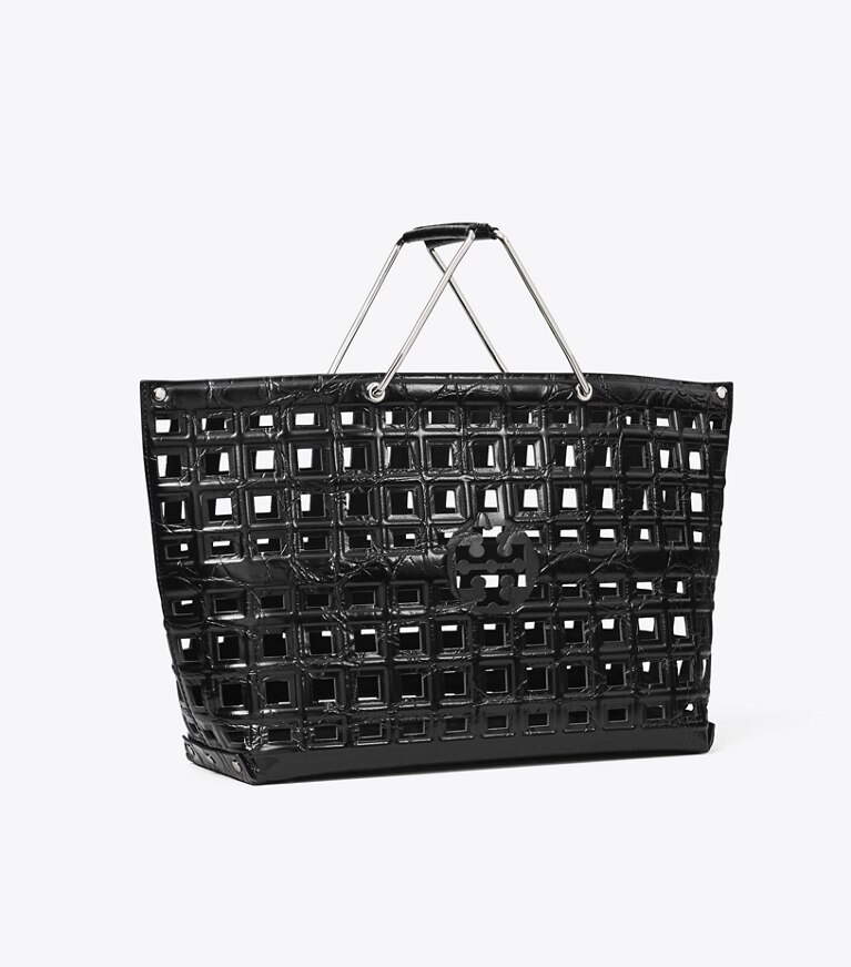 【関税&送料込】Tory Burch Borsa Shopping Ella In Paglia Shopping Ella piccola in paglia a cesto: Donna Borse | Borse