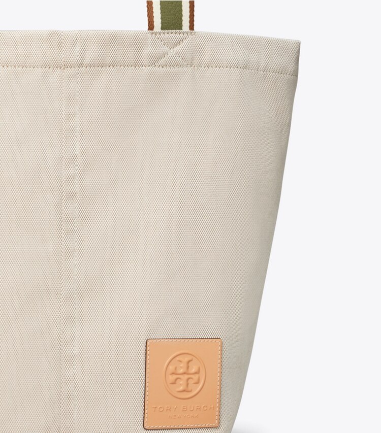 Tory Burch designer tote bags Ella Market Tote in Natural detail
