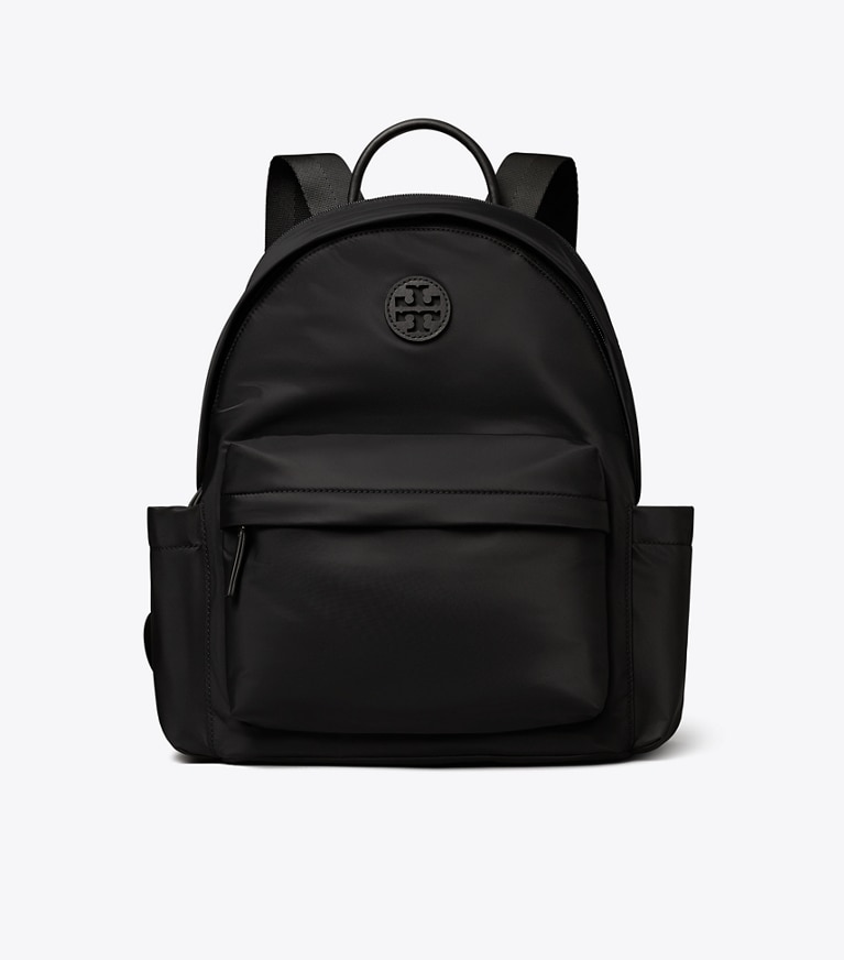 Tory Burch designer バックパック ナイロン バックパック in Black angle