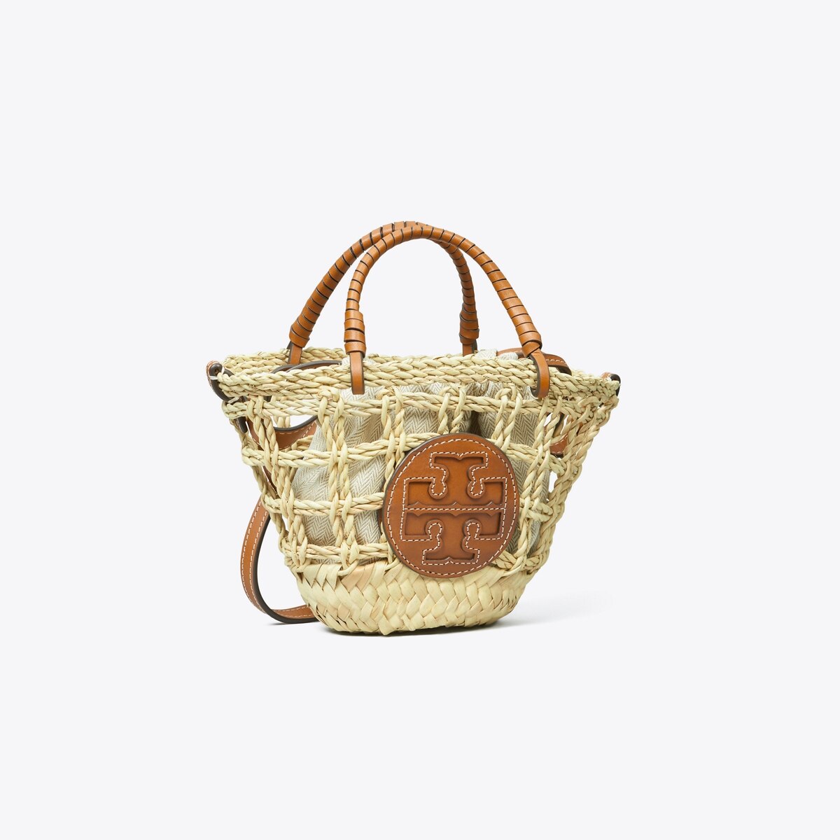 Ella Open-Weave Mini Basket Tote Bag: Women's Handbags | Crossbody Bags ...
