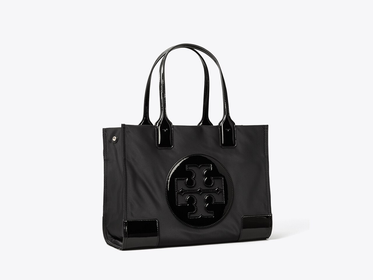 Tory Burch, Bags, Tory Burch Ella Patent Tote Bag Black