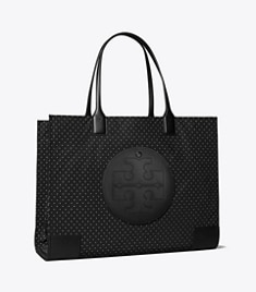 Tory burch ella patent nylon tote sale