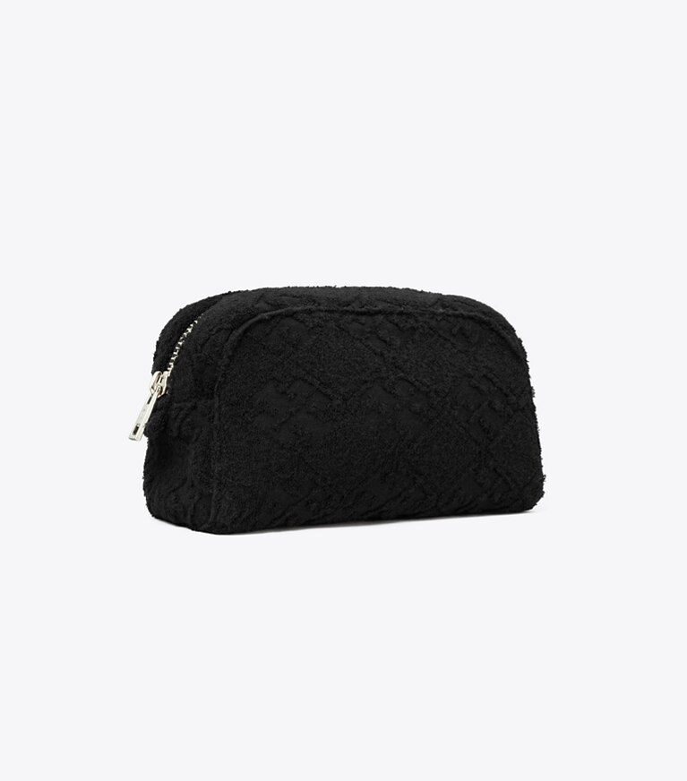 Tory Burch designer portemonnais Ella Pouch aus Terry in Black angle