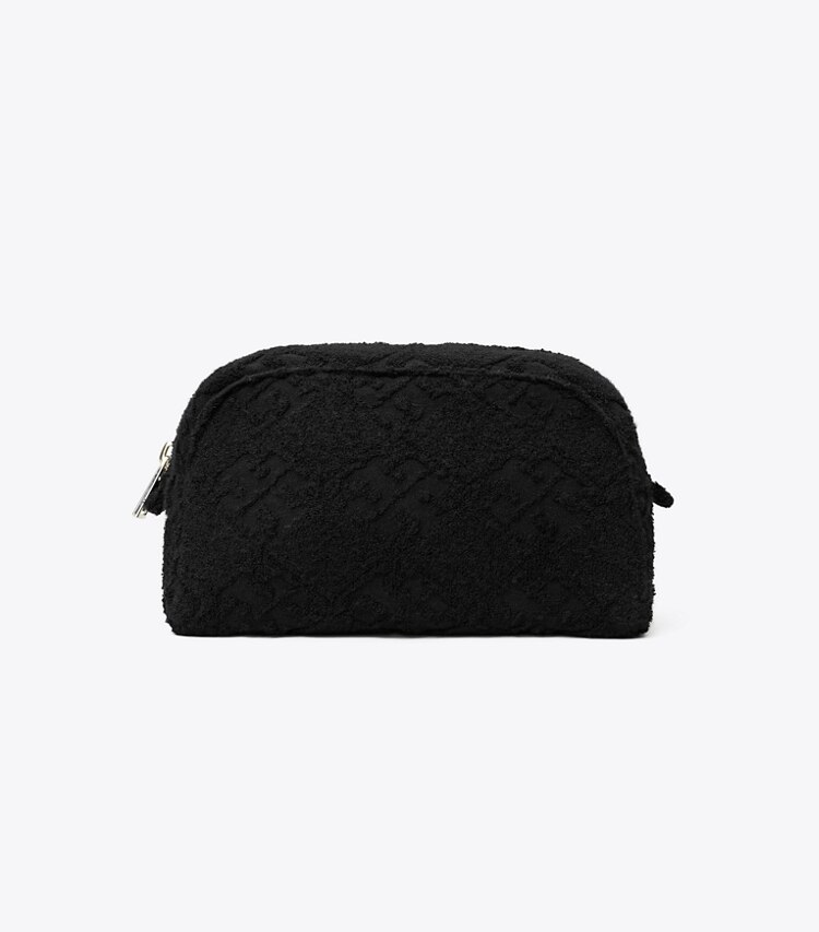 Tory Burch designer portemonnais Ella Pouch aus Terry in Black front