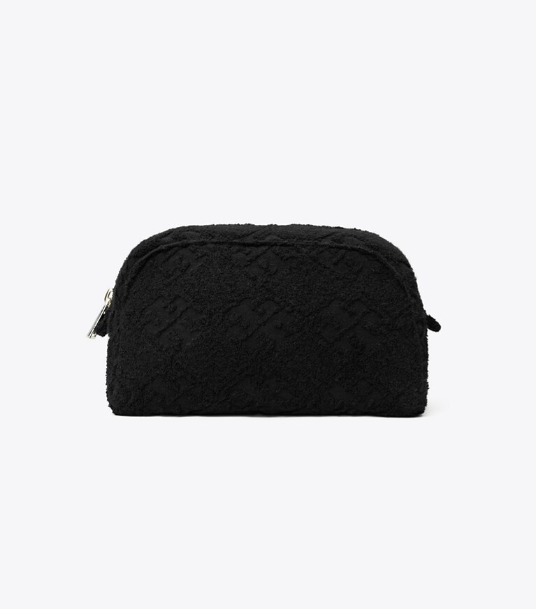 Tory Burch designer portemonnais Ella Pouch aus Terry in Black angle