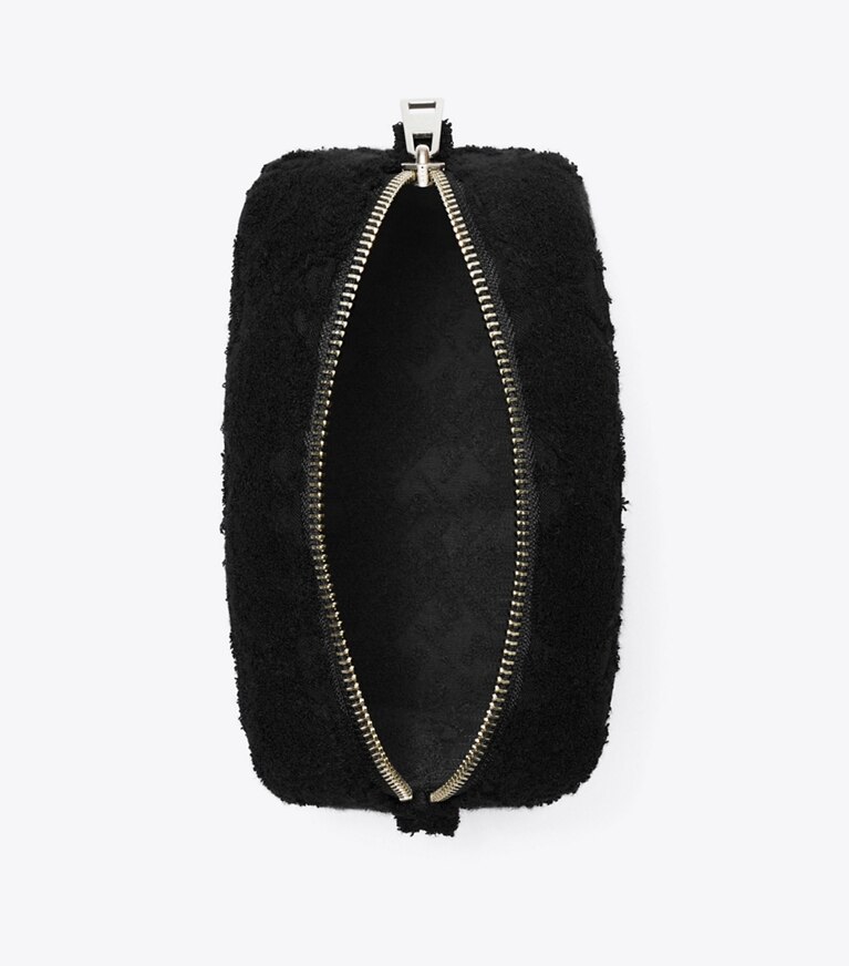 Tory Burch designer portemonnais Ella Pouch aus Terry in Black angle