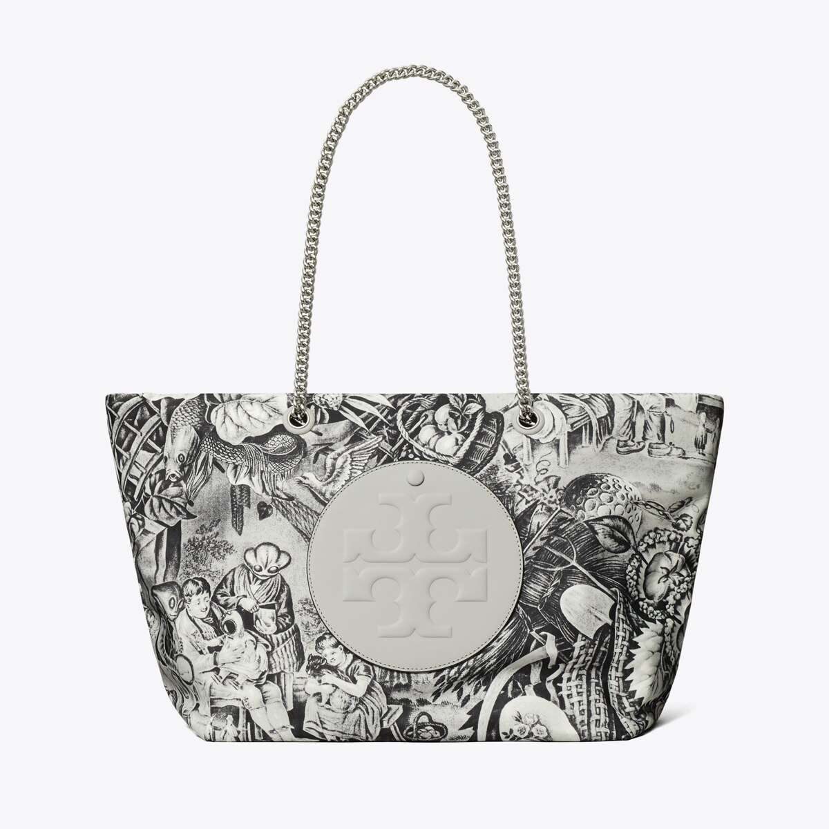 即発★TORY BURCH★Ella Printed Chain Tote 153759 Ella Chain Tote: Women's Designer Tote Bags | Tory Burch