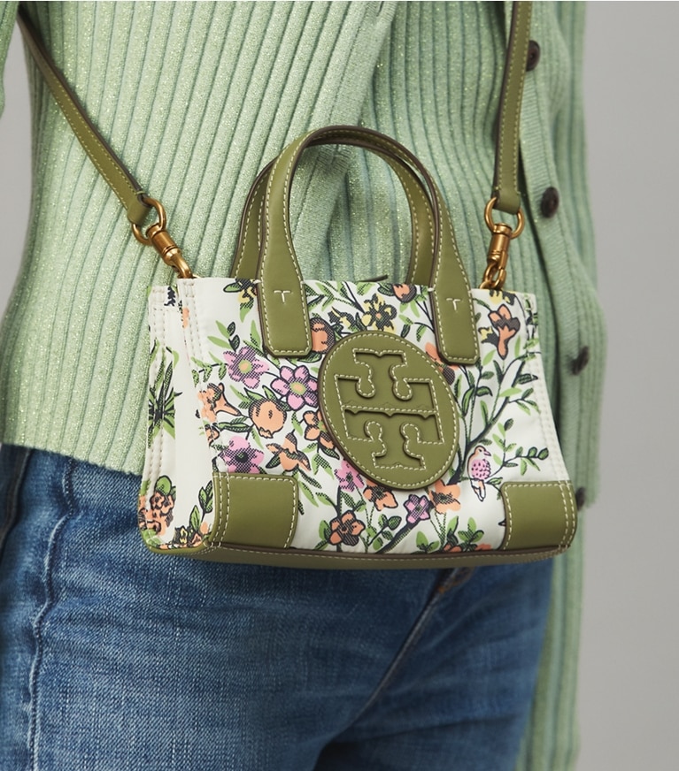 Ella Printed Micro Tote: Women's Designer Crossbody Bags | Tory Burch