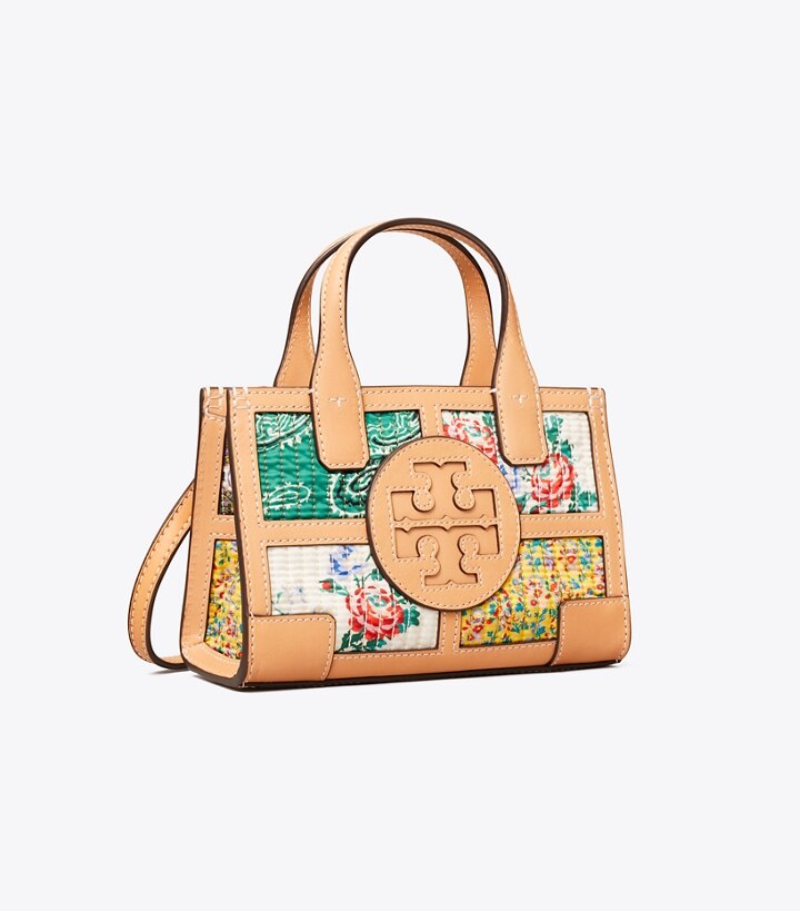 ella printed quadrant tote bag