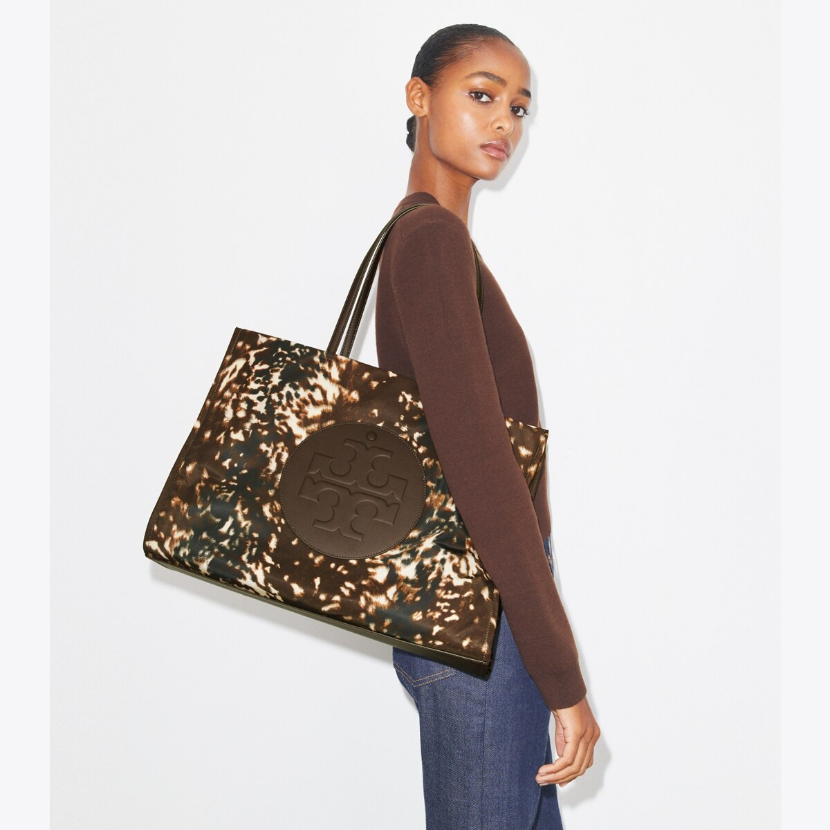Ella Printed Tote: Women's Designer Tote Bags | Tory Burch