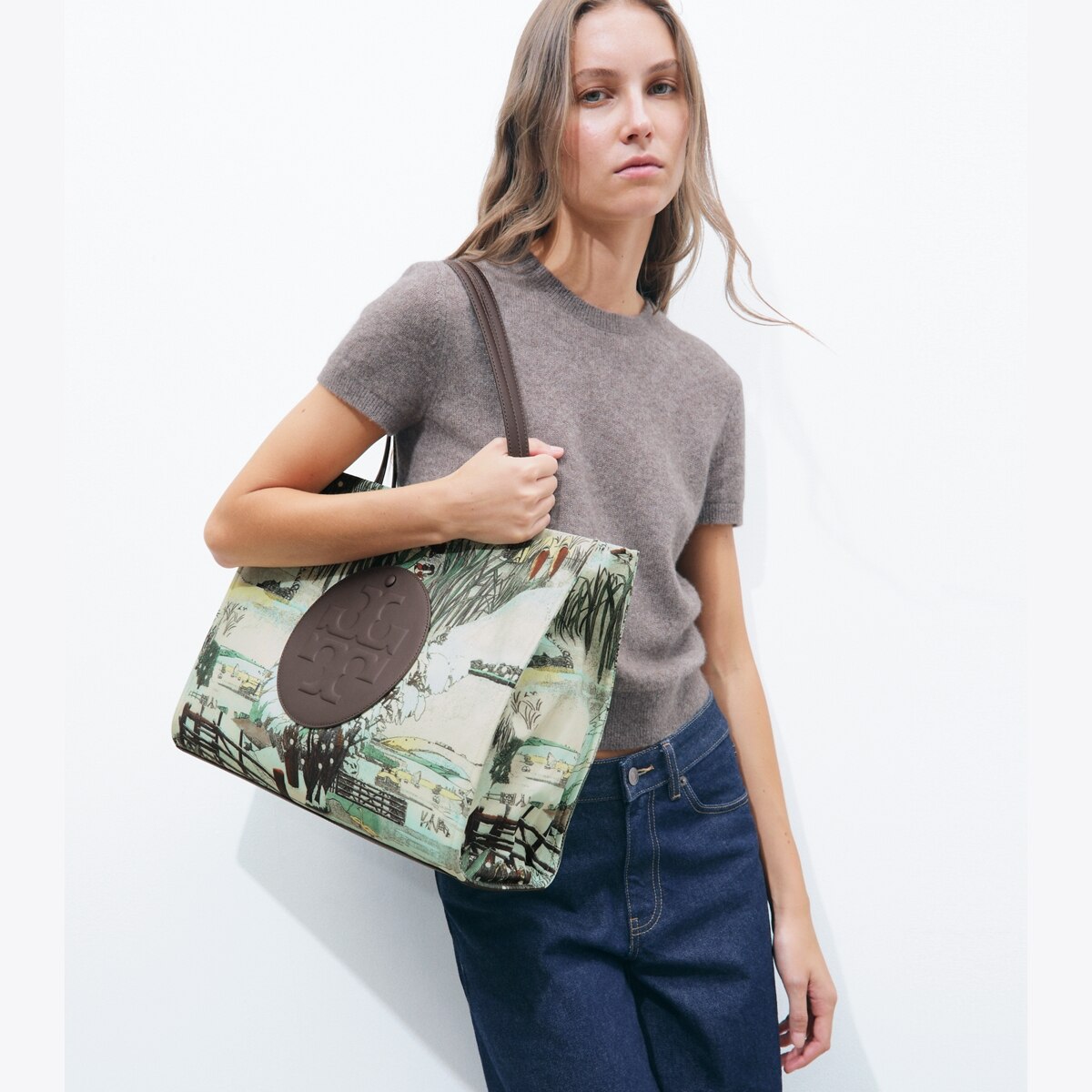 ELLA PRINTED TOTE - thumbnail 2