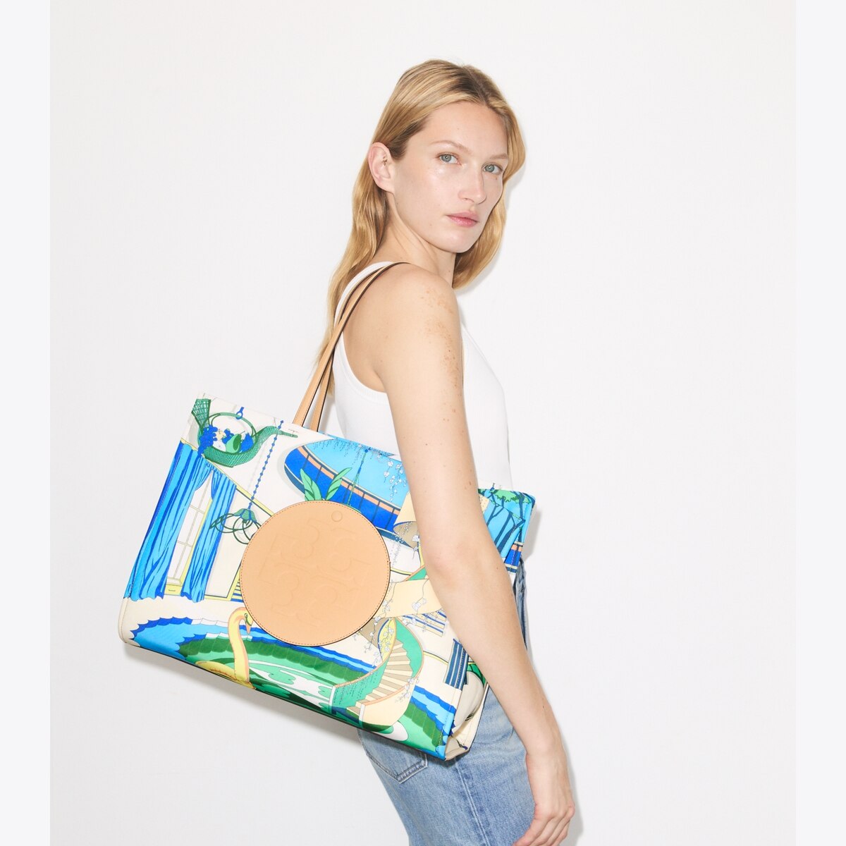 ELLA PRINTED TOTE - thumbnail 2