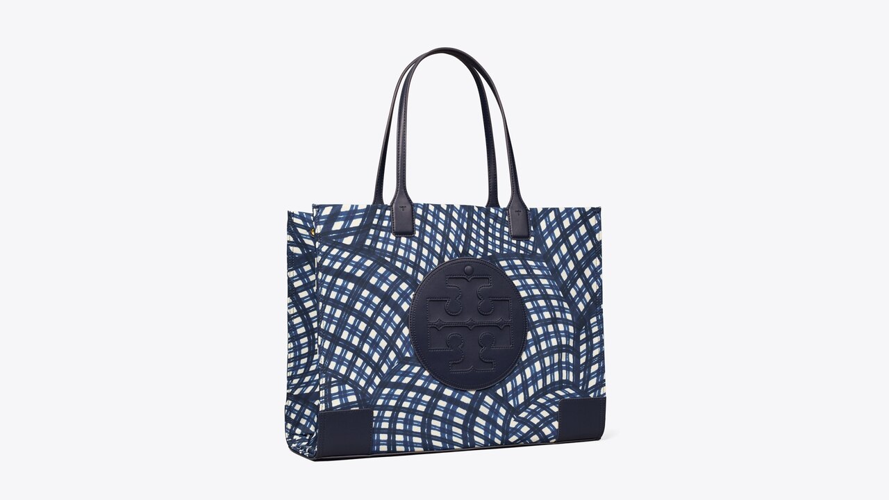 Tory Burch Ella Tote Bag - Navy - One Size