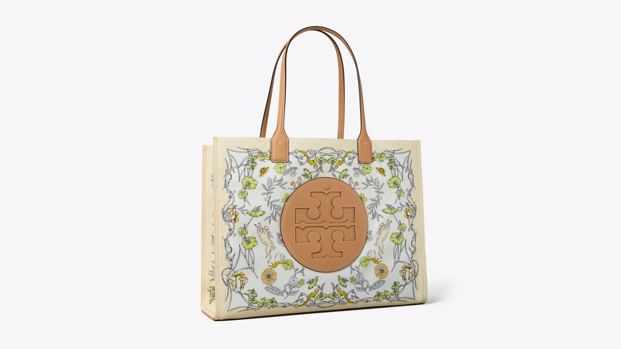 Tory burch 2025 beige tote