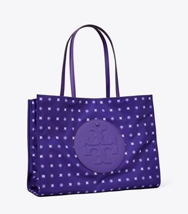 Tory Burch designer tote bags Ella Printed Tote in Nothing Ditsy angle