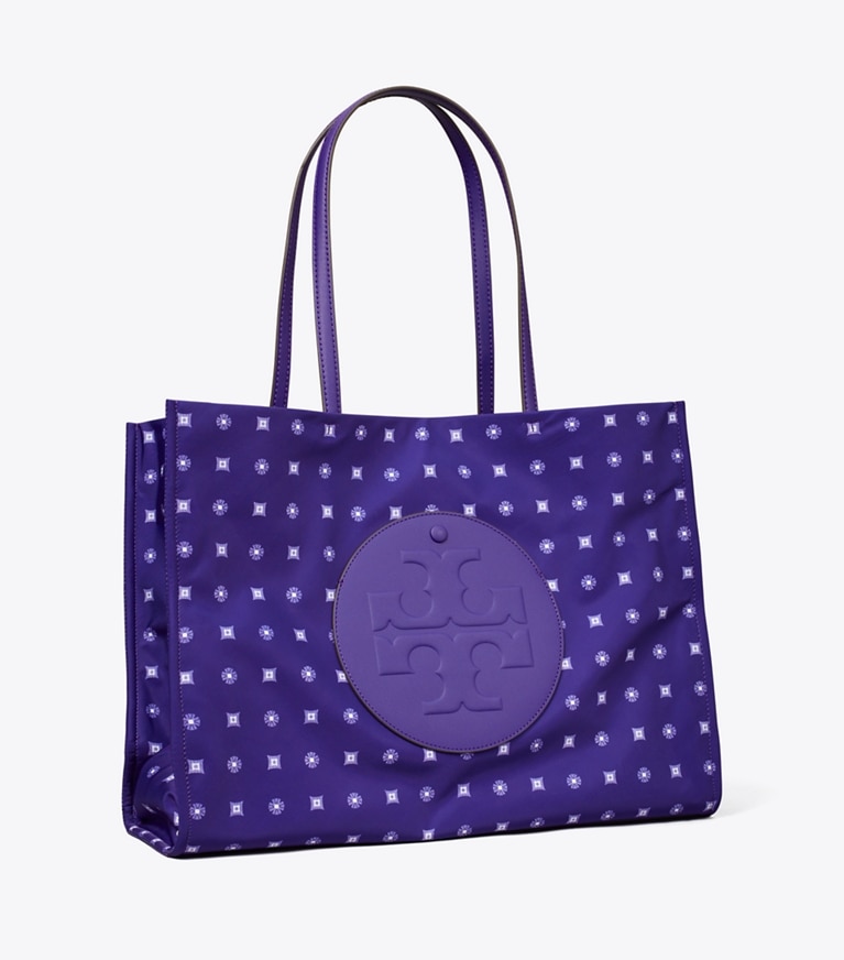 Tory Burch designer tote bags Ella Printed Tote in Nothing Ditsy angle
