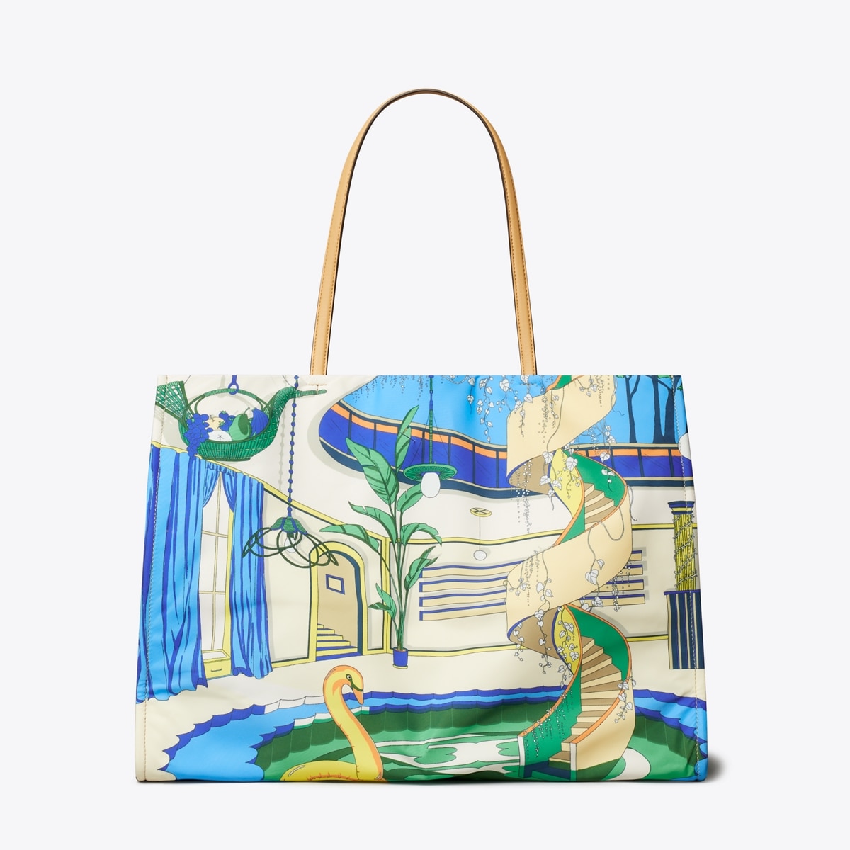 Ella Printed Tote: Women's Designer Tote Bags | Tory Burch