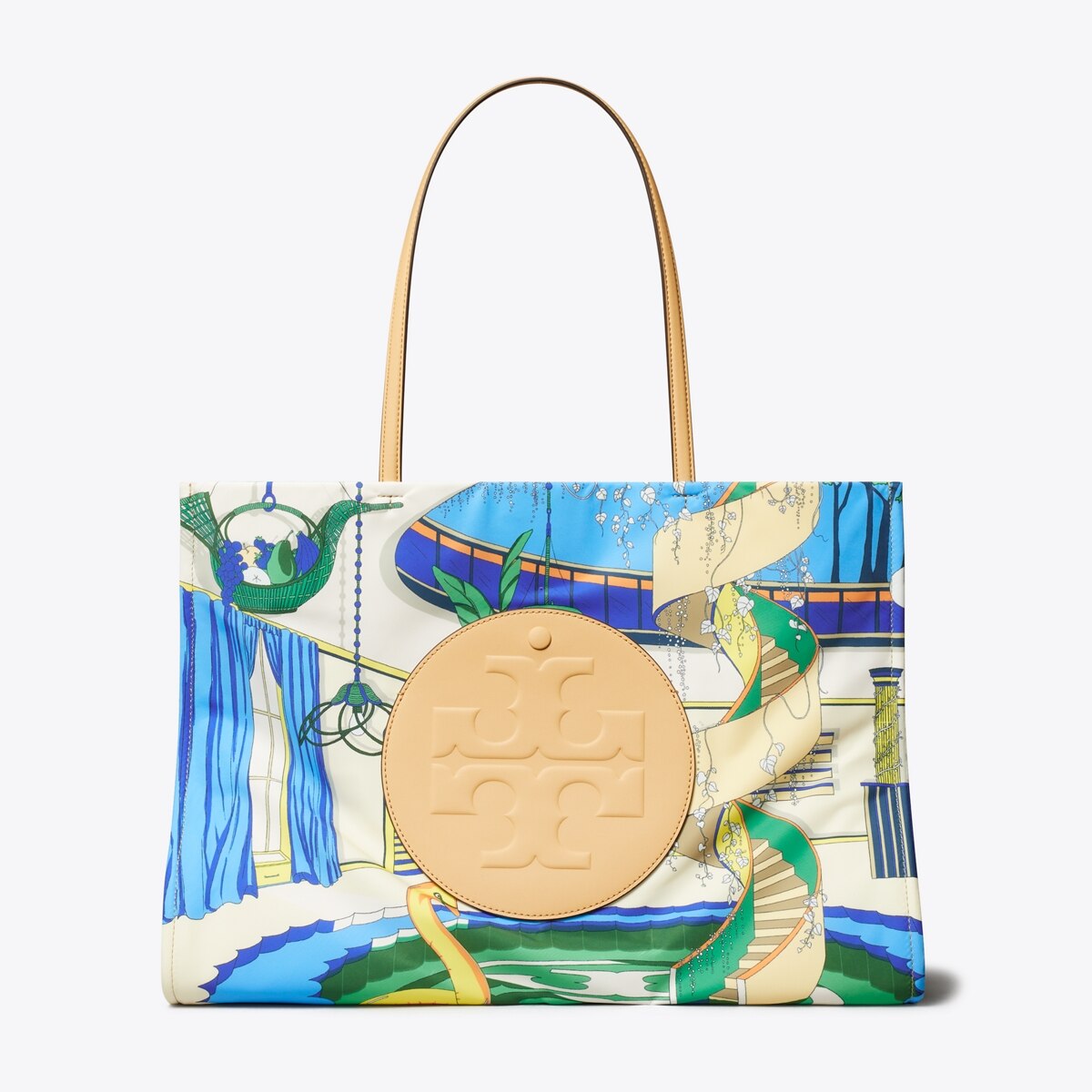 Ella Printed Tote: Women's Designer Tote Bags | Tory Burch