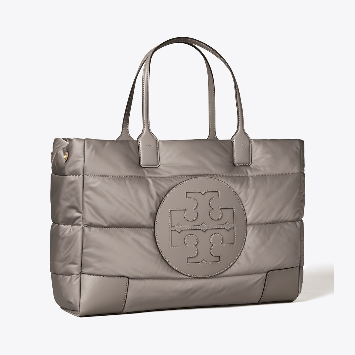 Ella Puffer Tote Bag in gray size OS