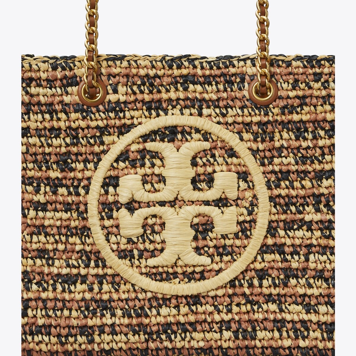 トートバッグ Tory Burch SMALL RAFFIA EMBROIDERED TOTE Tory Burch Small Raffia Embroidered Tote | The Summit