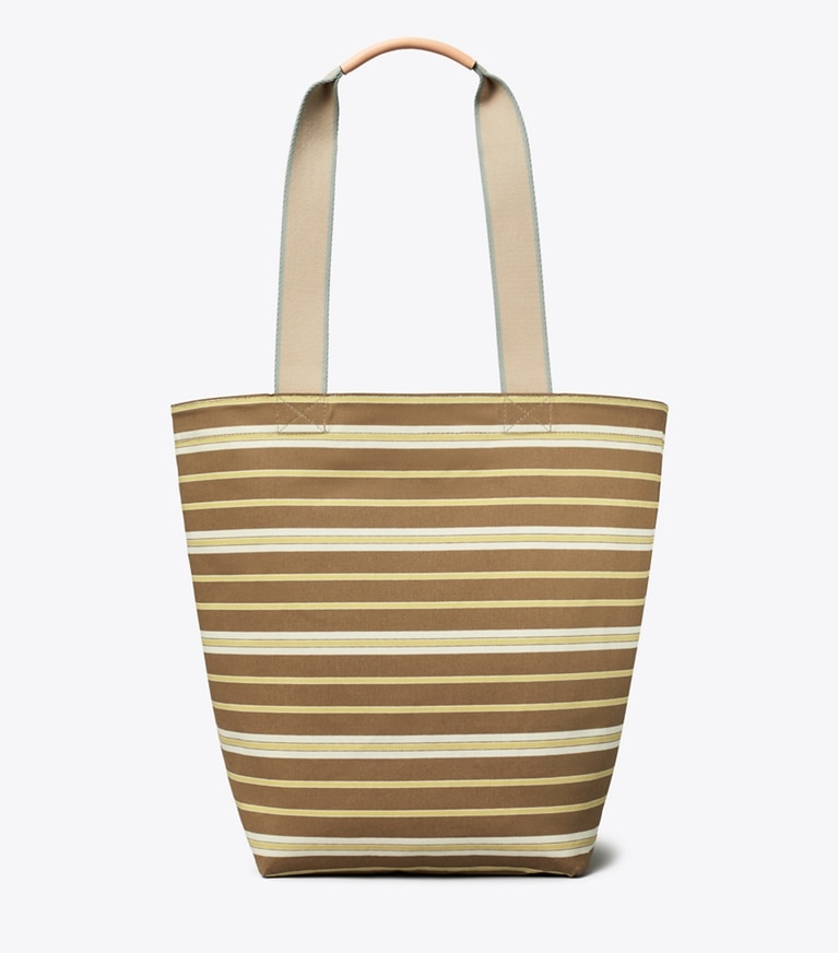 Tory Burch designer tote bags Ella Reversible Market Tote  in VIOLET BLUE BASKE-WEAVE angle