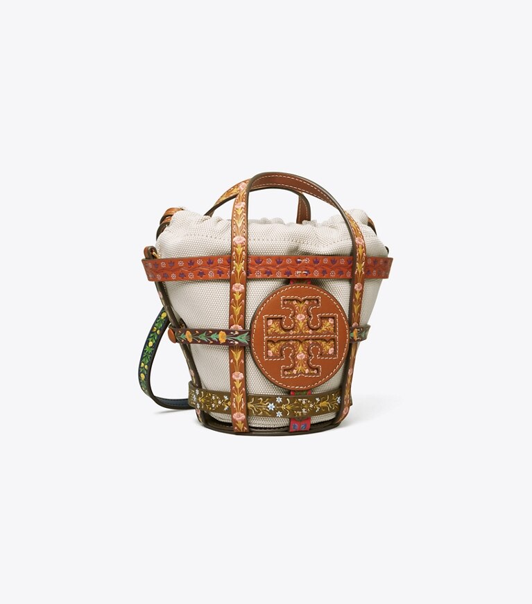 Tory Burch designer crossbody bags Ella Ribbon Micro Basket in MULTI angle