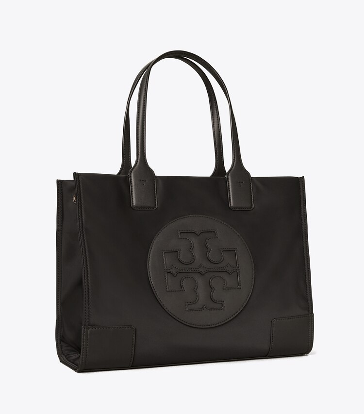 Tory Burch designer crossbody bags Ella Small Tote in Black angle