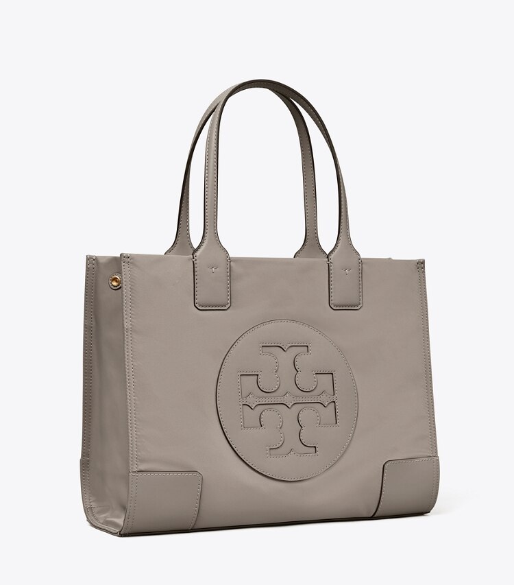 Tory Burch designer crossbody bags Ella Small Tote Bag in Gray Heron angle