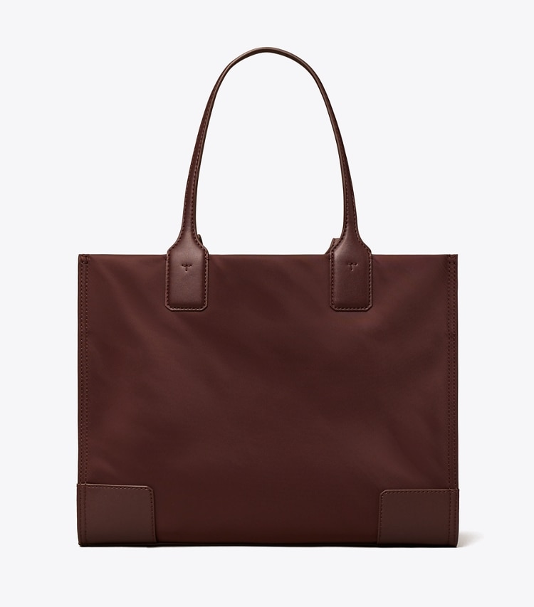 Tory Burch designer crossbody bags Ella Small Tote Bag in TEMPRANILLO back