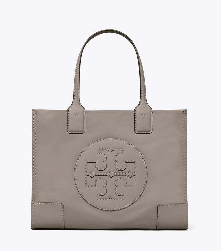 Tory Burch designer crossbody bags Ella Small Tote Bag in Gray Heron front