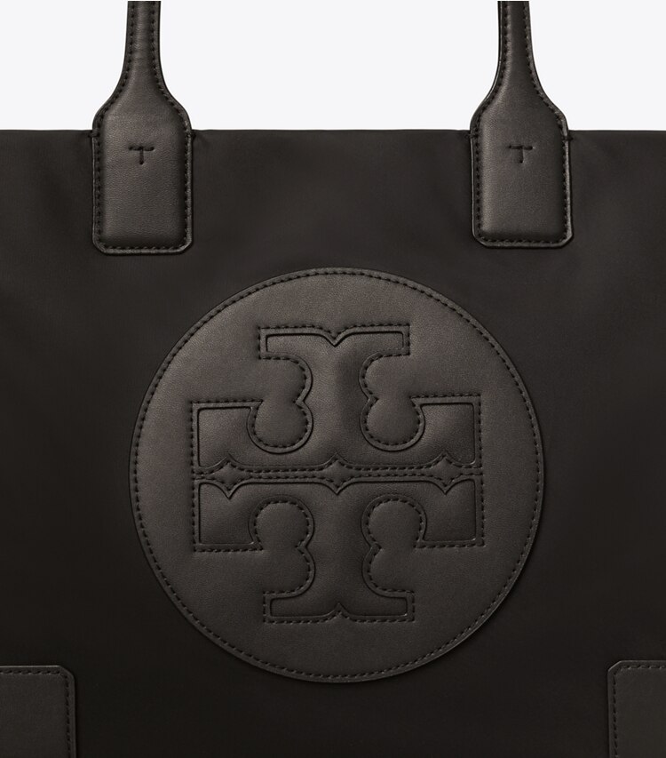 Tory Burch designer crossbody bags Ella Small Tote in Black detail