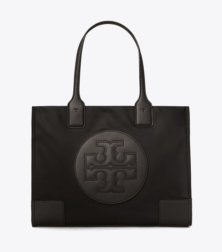 Tory Burch designer crossbody bags Ella Small Tote in Black front