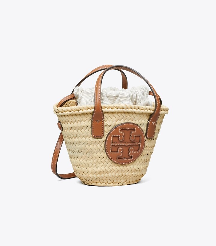 Ella Straw Mini Basket: Women's Handbags | Crossbody Bags | Tory Burch UK