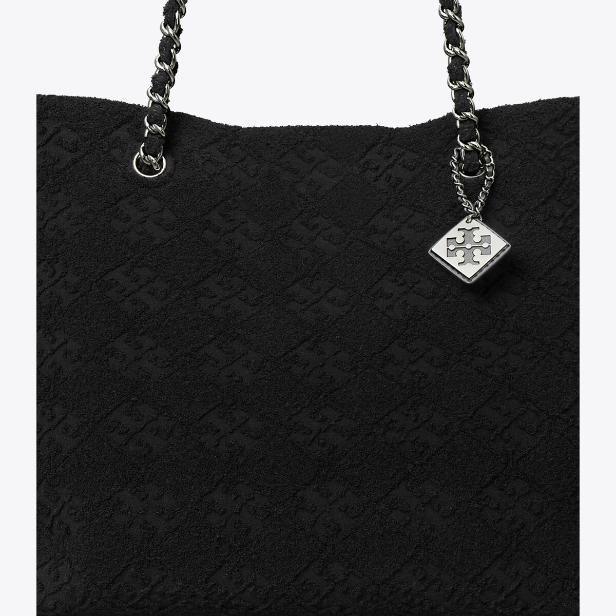 トートバッグ Tory Burch Borsa Ella Terry In Cotone ella-terry-chain-tote-