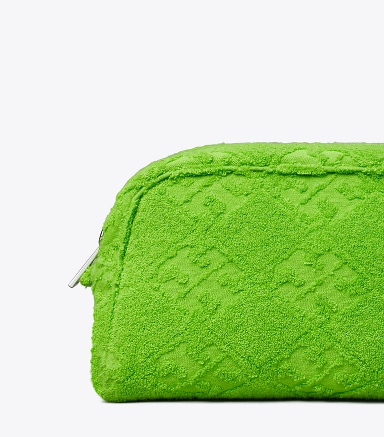 Tory Burch designer Ella Terry Pouch in Bright Fern front