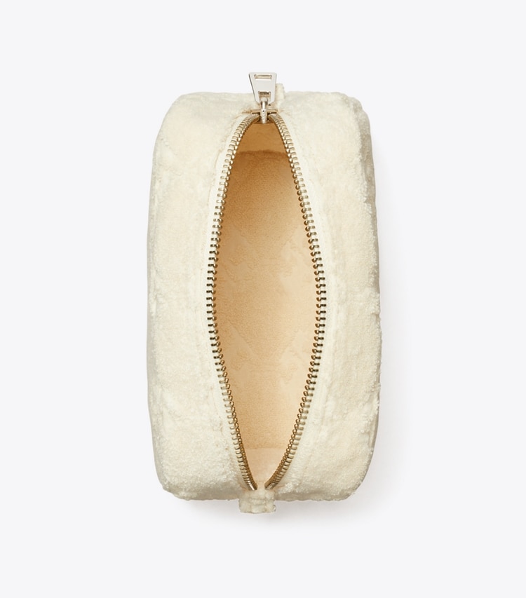 Tory Burch designer Ella Terry Pouch in Pearl overhead