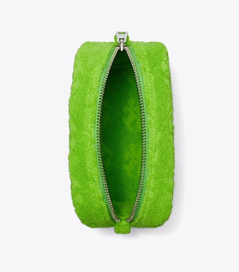 Tory Burch designer Ella Terry Pouch in Bright Fern front