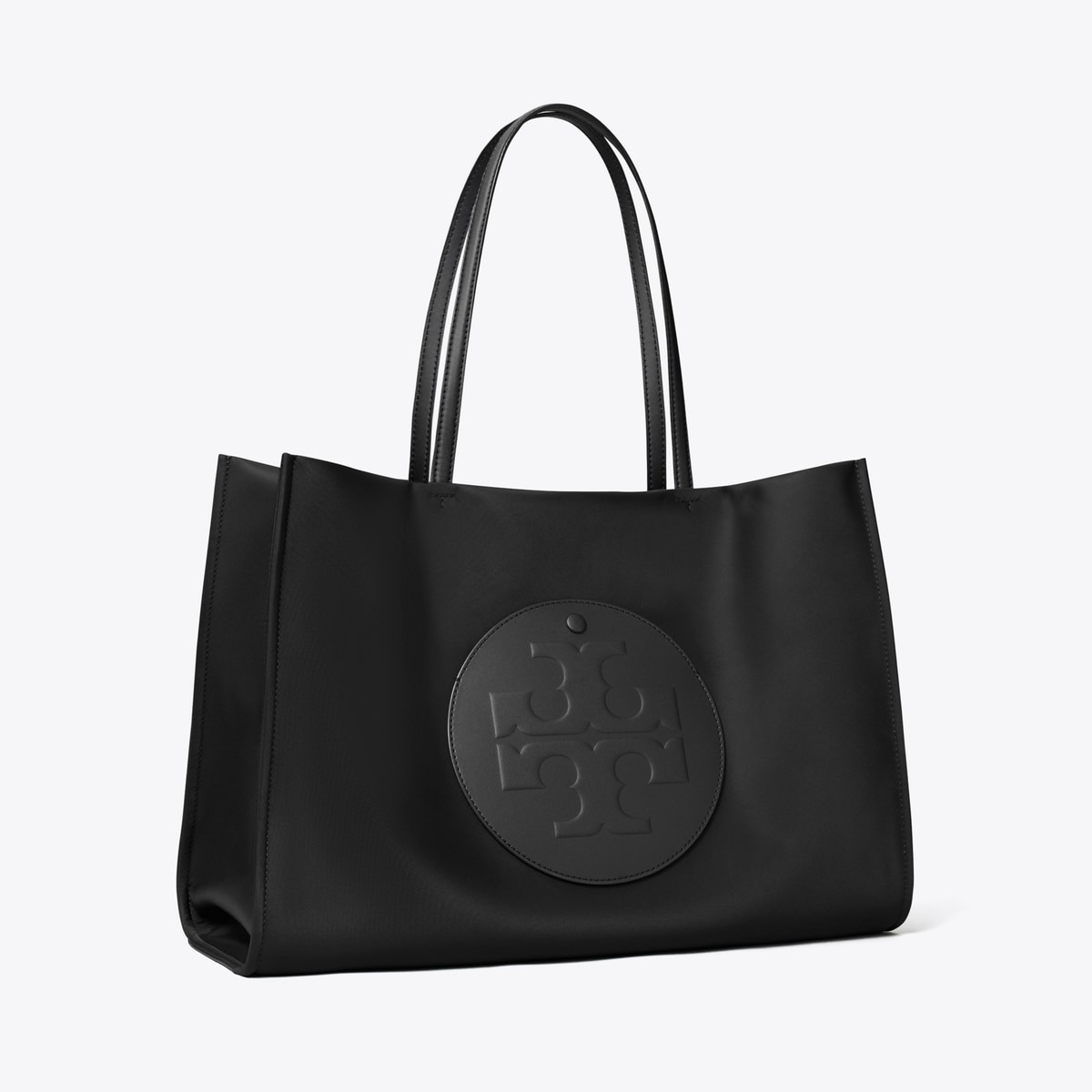 Tory Burch Ella Small Nylon Tote 160633 In Tory Navy | eBay
