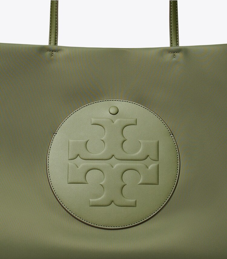 Tory Burch designer tote bags Ella Tote Bag in Olive Green detail