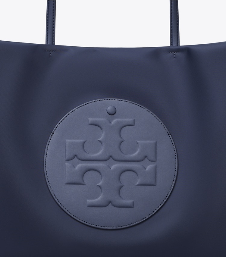 Tory Burch designer tote bags Ella Tote Bag in New Navy detail