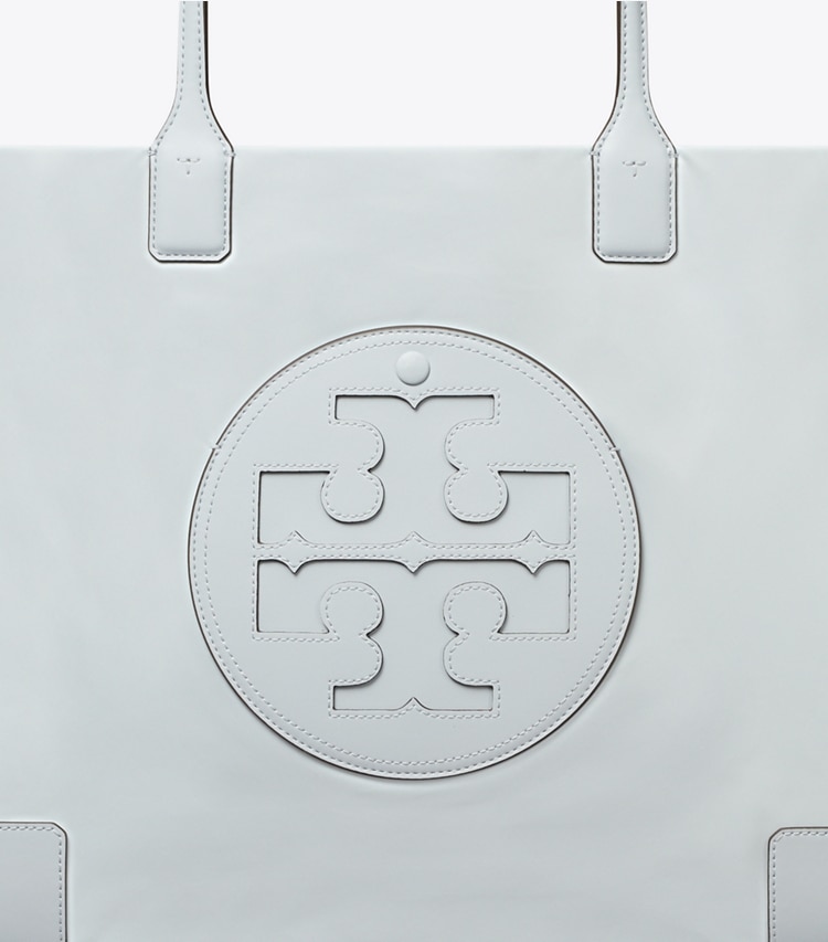 Tory Burch designer tote bags Ella Tote Bag in Powder Blue detail