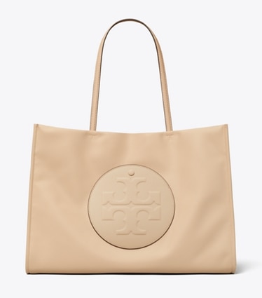 Tory Burch designer tote bags Ella Tote Bag in Rose Silk front