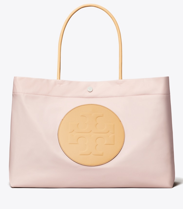 Tory Burch designer tote bags Ella Tote Bag mit Twist-Effekt in ROSE MIST front