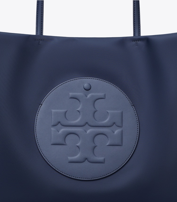 Tory Burch designer tote bags Ella Tote in New Navy detail