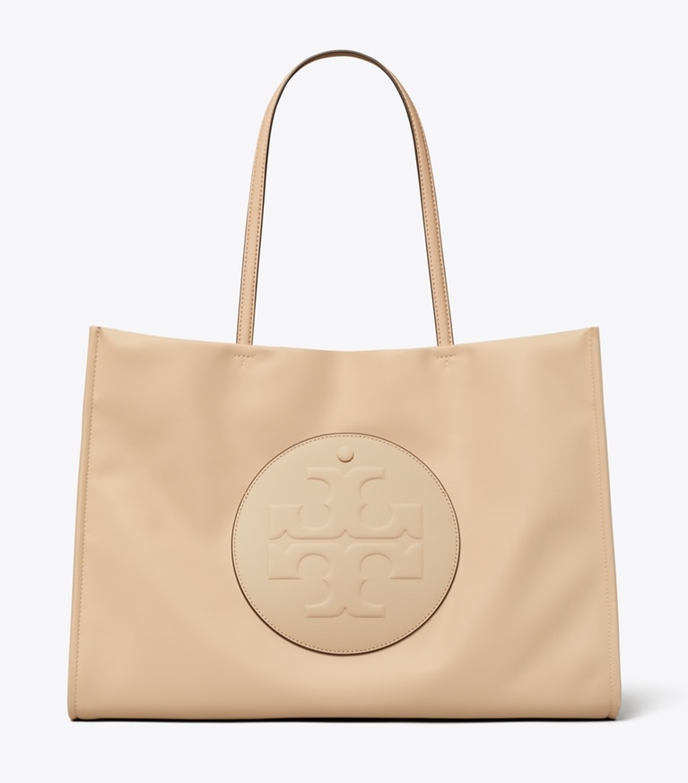 Tory Burch designer tote bags Ella Tote in Rose Silk angle