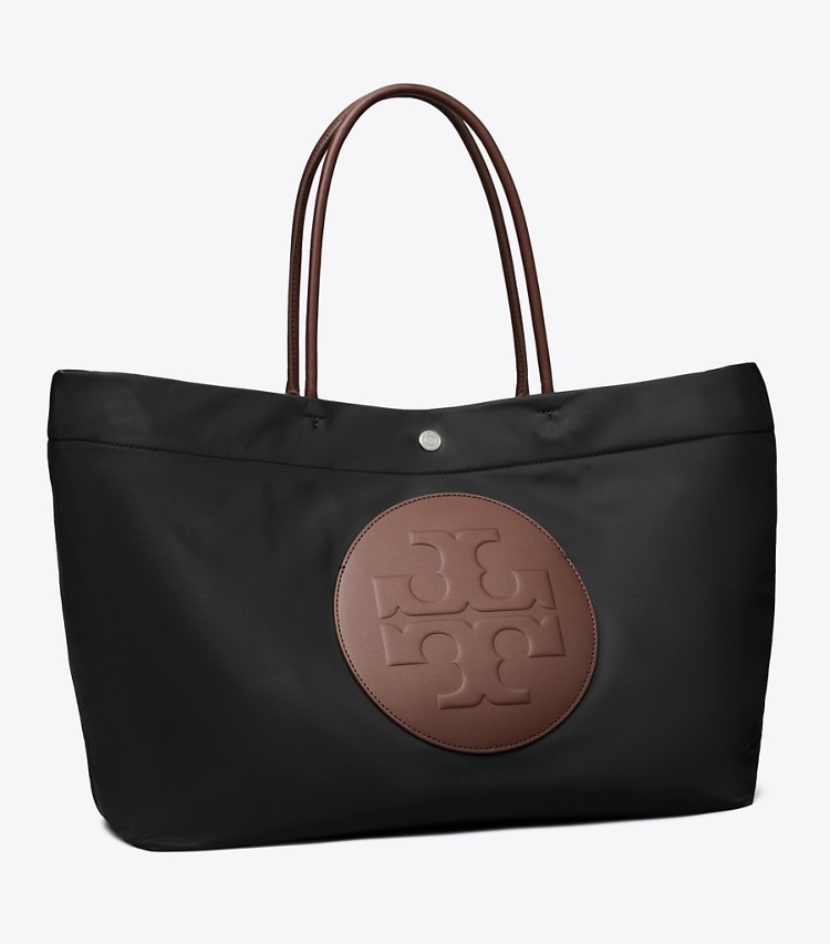 Tory Burch designer トートバッグ エラ ツイスト トートバッグ in Black angle