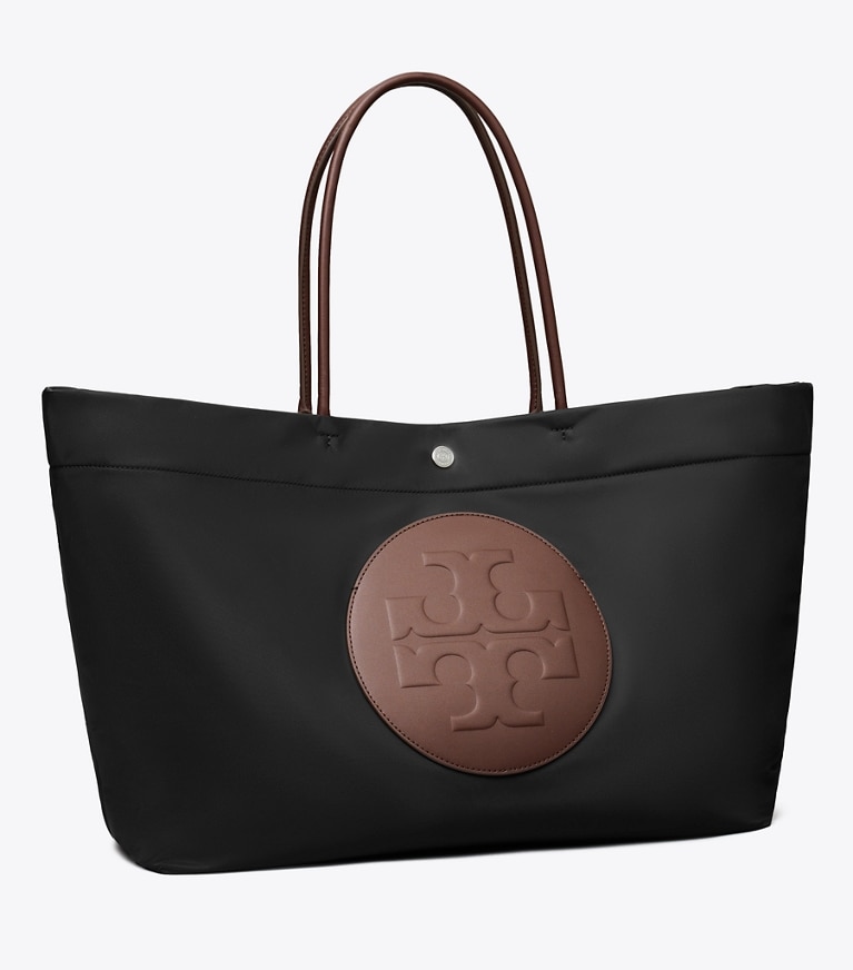 Tory Burch designer トートバッグ エラ ツイスト トートバッグ in Black angle