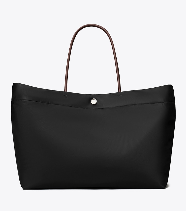 Tory Burch designer トートバッグ エラ ツイスト トートバッグ in Black 戻る