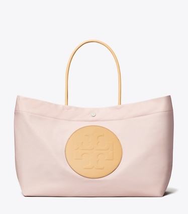 Tory Burch designer トートバッグ エラ ツイスト トートバッグ in ROSE MIST front