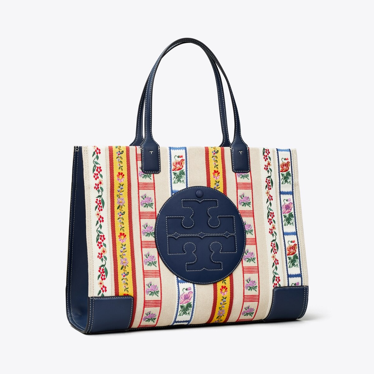 Ella Webbing Patchwork Tote Bag: Women's Designer Tote Bags | Tory Burch